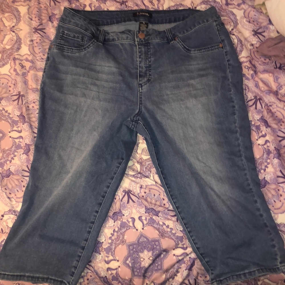 d. jeans Women's Cropped Denim Jeans